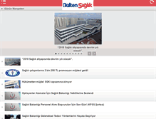 Tablet Screenshot of bultensaglik.com